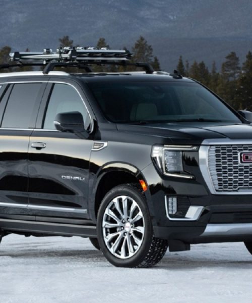 gmc in winter part for special event transporation
